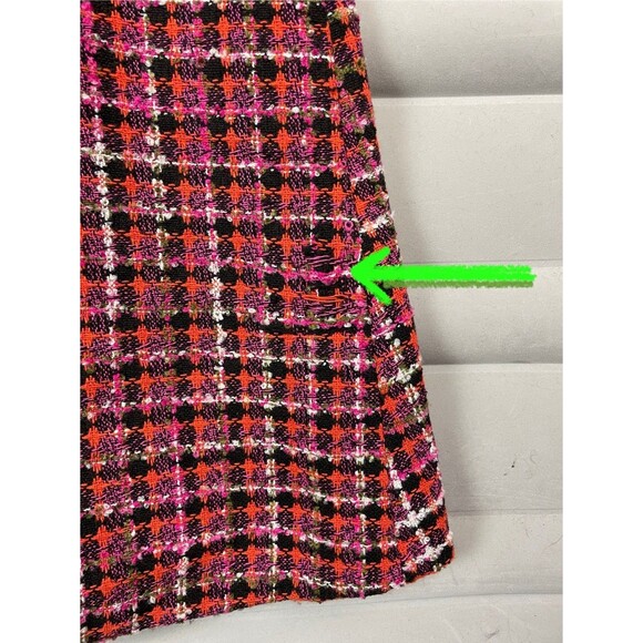 Torrid Women 4X Coat Plaid Boucle Statement Longline Pink Preppy Glam Winter - Picture 10 of 16